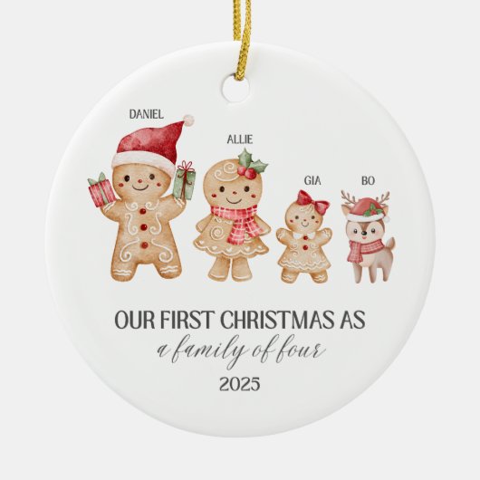 Familie van Vier Ornament (Voorkant)