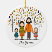 Familie van Vier, Scandinavische Kunst,  Keramisch Ornament (Achterkant)