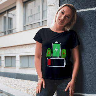 Familie van vier t-shirt