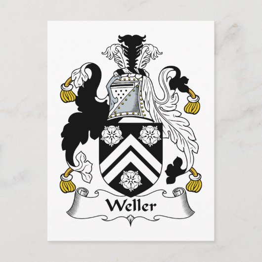 Familie van Weller Briefkaart (Voorkant)