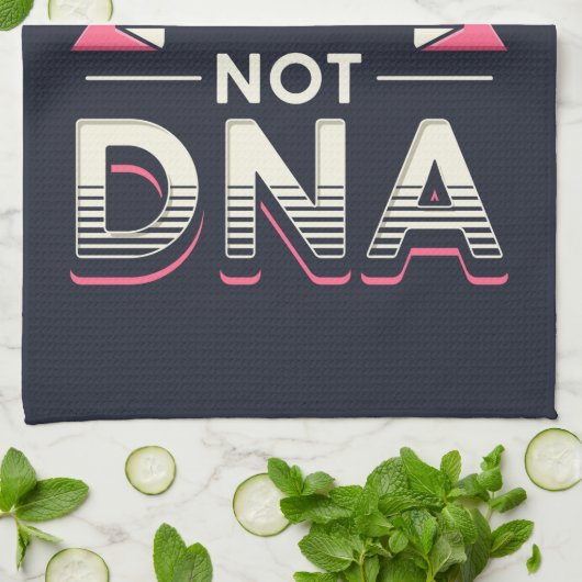 Familie vereist liefde zonder DNA-adoptie Theedoek (Gevouwen)