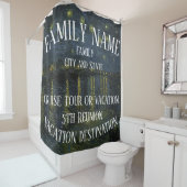 Familie Verjaardag 2024 Party T-shirt Reünie Gepen Douchegordijn (In situ)