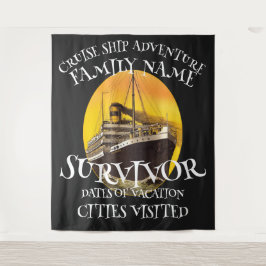 Familie Verjaardag 2024 Party T-shirt Reünie Gepen Wandkleed