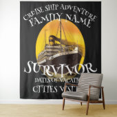 Familie Verjaardag 2024 Party Tshirt Reünie Gepens Wandkleed (In situ)