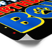 Familie verjaardagsfeestje Grappige vader van de v Poster (Hoek)