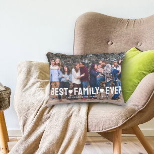 Familie vetgedrukte tekst Overlay Beste familie oo Accent Kussen