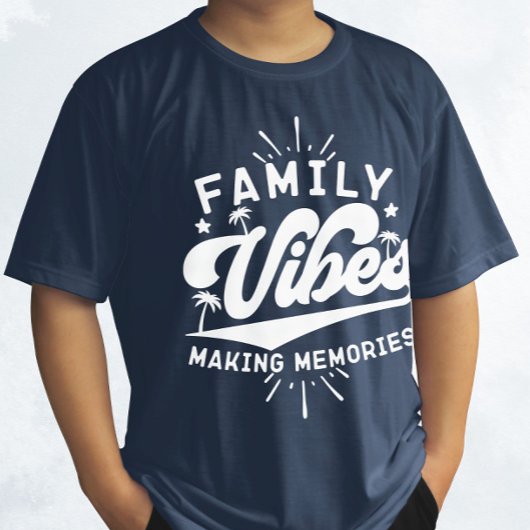 Familie Vibes Making Memories Grappig Gezegde Matc T-shirt
