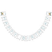 Familie visreis: Een Jongen 1e Verjaardag Vlaggetjes (Alle)