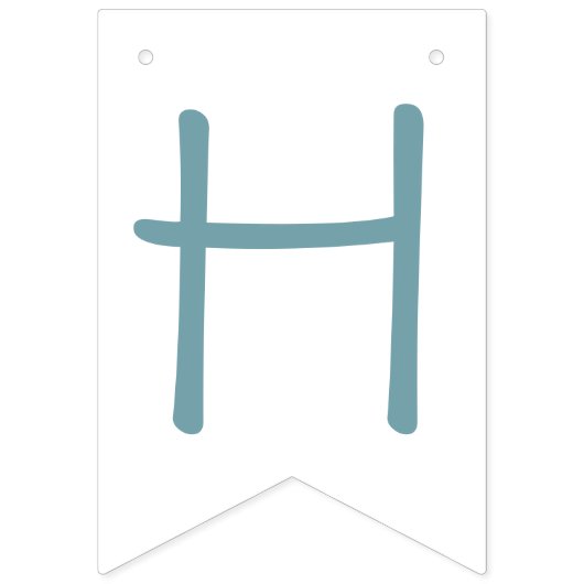 Familie visreis: Een Jongen 1e Verjaardag Vlaggetjes (Tweede vlag)