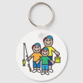 Familie Vist Sleutelhanger (Achterkant)
