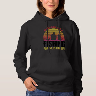 Familie Vist vader en dochter Vist partner Hoodie