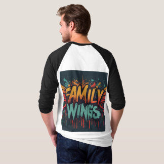Familie vleugels t-shirt