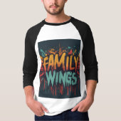 Familie vleugels t-shirt (Voorkant)