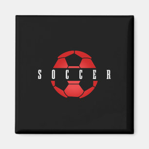 Familie Voetbaldoel Geluks Grafiek - Team Eenheid Magneet