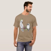 Familie Vogel cadeau T-shirt (Voorkant volledig)