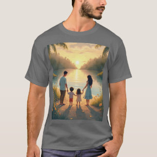 Familie voor altijd: liefde verenigt ons t-shirt