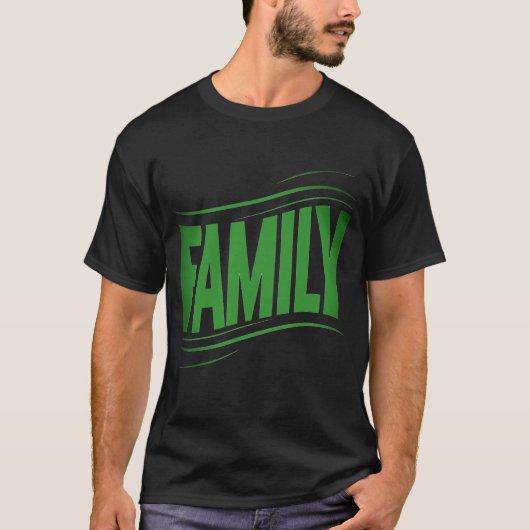 Familie voor altijd t-shirt (Voorkant)