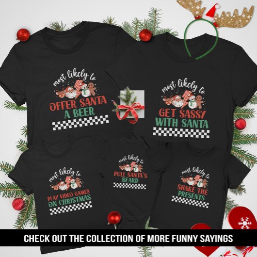 Familie vrienden die het meest waarschijnlijk over t-shirt