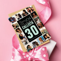 Familie Vrienden Foto Collage Lijst Happy Birthday