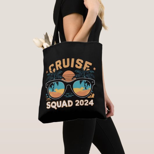 Familie Vrienden Vakantie Cruiseschip Reis 2024 Tote Bag (Dichtbij)