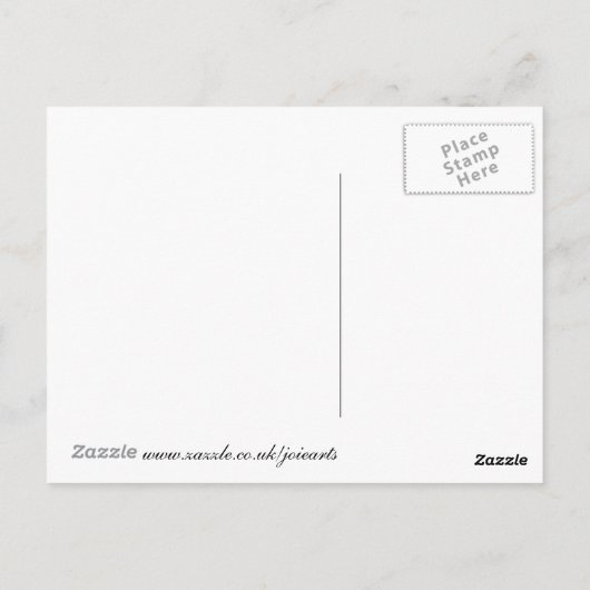 Familie waar het leven begint en liefde nooit eind briefkaart (Achterkant)