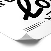 Familie waar het leven begint en liefde nooit eind poster (Hoek)