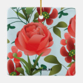 Familie: Waar Raar Diep Loopt Keramisch Ornament (Achterkant)