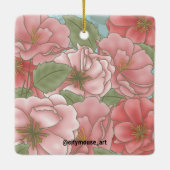 Familie: Waar Raar Diep Loopt Keramisch Ornament (Achterkant)