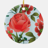 Familie: Waar Raar Diep Loopt Keramisch Ornament (Achterkant)