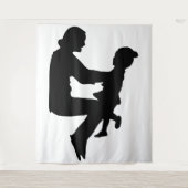 Familie Wand Tapijt Wandkleed (Voorkant)