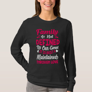 Familie wordt onderhouden door liefde adoptie aang t-shirt