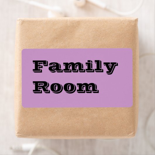 Familie Zaal Verplaatsende Etiketten in Bleke Lave (Insitu)
