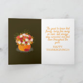 FAMILIE ZEGENT THANKSGIVING KAART (Binnen)