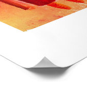 Familie zittend schilderen poster (Hoek)