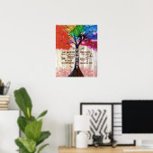 Familie zoals takken op een boom poster (Thuiskantoor)