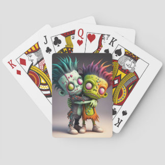 Familie Zombie Pokerkaarten