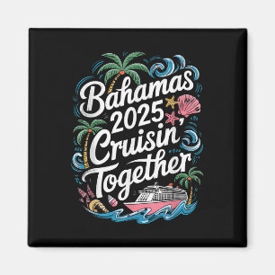 Familie Zomer Bahamas Zeilen Samen 2025 Match Magneet