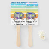 Familie Zomer Camping Christelijk Van Life Handwaaier (Voorkant en achterkant)