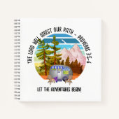 Familie Zomer Camping Christelijk Van Life Notitieboek (Voorkant)