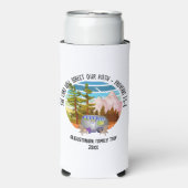 Familie Zomer Camping Christelijk Van Life Seltzer Blikjeskoeler (Seltzer Voorkant)