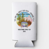 Familie Zomer Camping Christelijk Van Life Seltzer Blikjeskoeler (Achterkant)