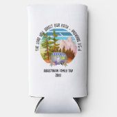 Familie Zomer Camping Christelijk Van Life Seltzer Blikjeskoeler (Voorkant)