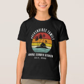 Familie Zomer Kust Vakantie Matching Custom Tri-Blend Shirt (Voorkant)
