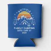 Familie Zomer Vakantie Camping Custom Blikjeskoeler (Voorkant)