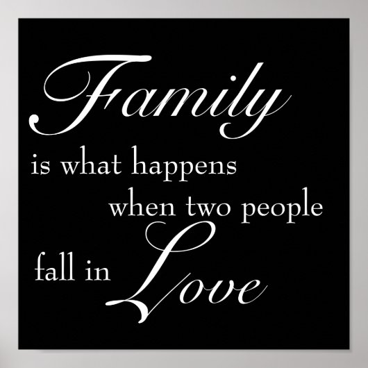 Familieafdrukken Poster (Voorkant)