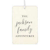 Familieavonturen | Oorspronkelijk modern minimalis Luchtverfrisser (Voorkant)