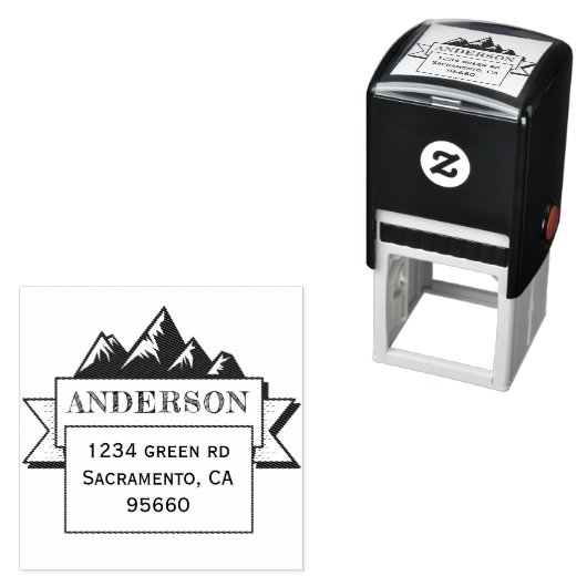 Familieavontuur | RetouradresStempel Zelfinktende Stempel (In situ)