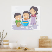 Familiebaken Poster (Keuken)