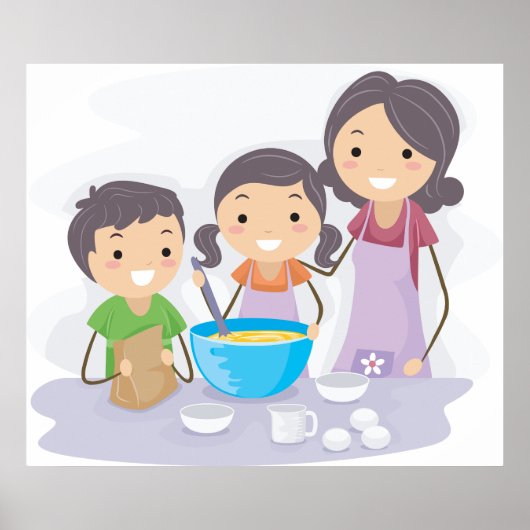 Familiebaken Poster (Voorkant)