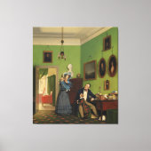 Familiebalans van Petersen door Wilhelm Ferdinand  Canvas Afdruk (Voorkant)